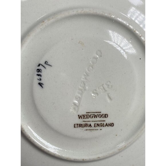 Wedgwood Belmar Demitasse/Espresso Cup Saucer Floral Basket Etruria England - Picture 6 of 10
